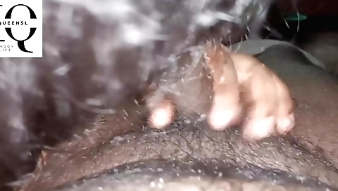 Big-boobied brunette is sucking a nice dick in the amateur clip