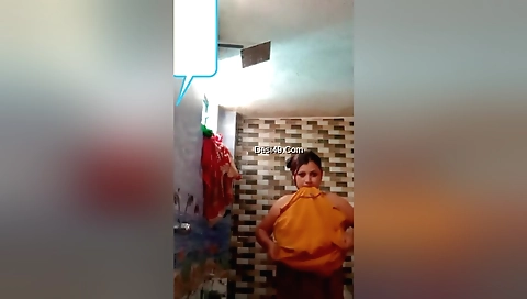 Hot brunette masturbation in the shower and masturbation