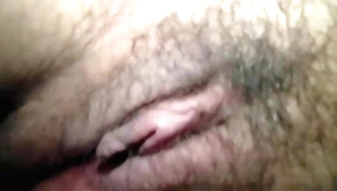 hairy solo girl shows off her hairy pussy and pussy