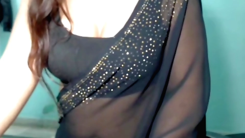 Beautiful indian woman with natural big tits xxx in a threesome