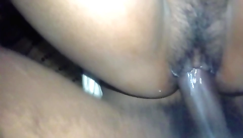 Hairy amateur babe showing her sexy body and wet pussy