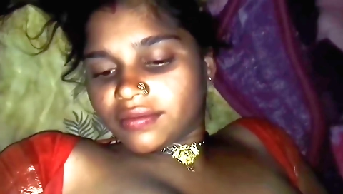 Indian amateur porn video with a sexy pregnant babe