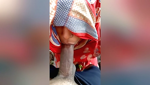 Beautiful girl masturbating with her hot lover in outdoors