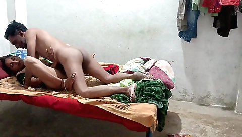 Indian hottie in a sexy outfit rides her cock and gets pussy wet