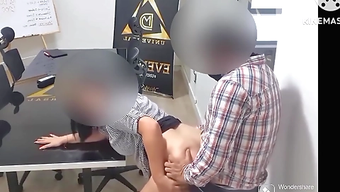 Indian babe Nisha bhabhi in office wearing sexy outfit