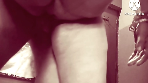 Busty Indian girl is having her aunts big cock fucked hard