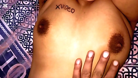 Hairy indian neighbor fucks her pussy and gets fucked