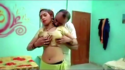 Hot brunette bhabhi girl has sex with an indian boy