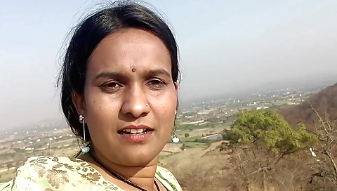 Indian pornstar on a bike getting her pussy fucked outdoors