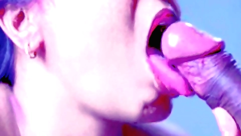 A big dick is entering her mouth in this homemade scene