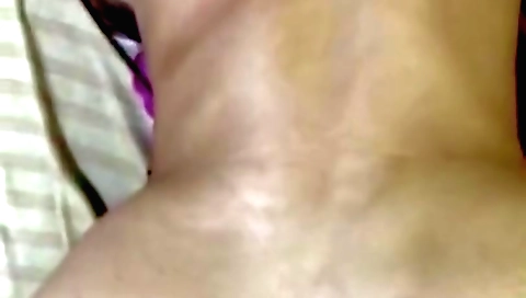 Sexy brunette cheating in her home with a handsome guy