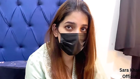 Indian babe with small tits and booty fucked in the bedroom