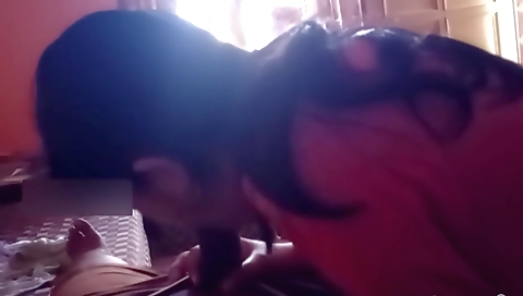 Indian sex video with a redhead in red dress and stockings