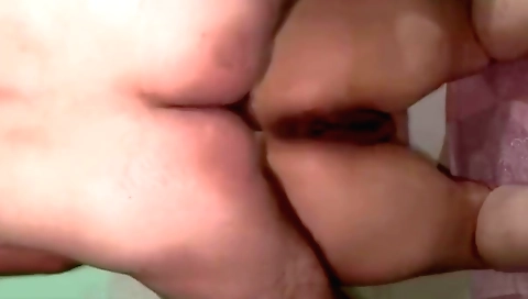 Indian chick gets fucked in doggy style in her hairy asshole