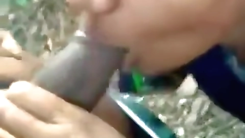 Brunette indian gets in the hot outdoor car and takes the dick