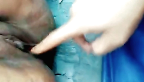 Indian teen jangle her mouth and ass with a big dildo