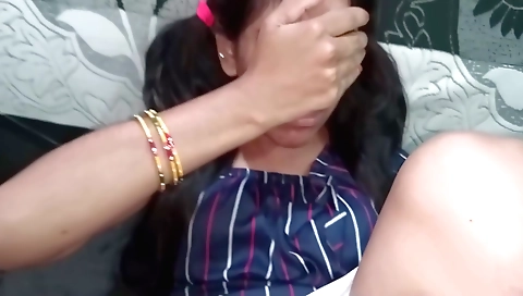 Young girl with small tits in stockings talks to her boyfriend