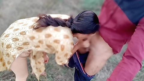 Amateur brunette makes a hot outdoor vlog with her boyfriend