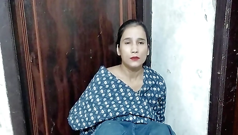 Indian step-sister shows off her body and gets naked