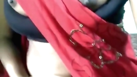 Sexy girl in pink shorts and lingerie gets filmed at home