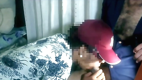 Indian brunette shows off her body in college dress