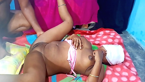 Indian teen 18+ babes are having sex in their home