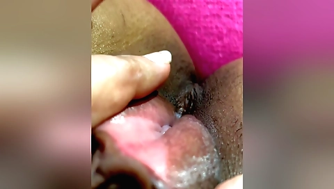 Amatous sex video with a hairy pussy in a horny girl