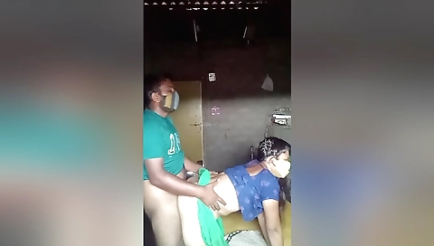 Brunette with a sexy ass is playing with a dildo in a webcam vid