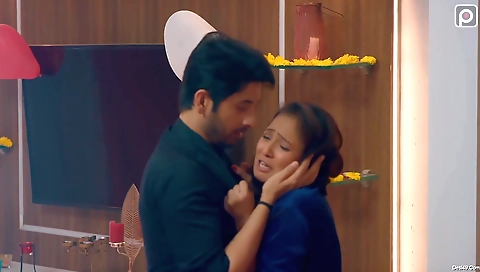 Hot milf and her young lover have a passionate sex show