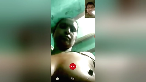 Indian milf with big breasts and fat ass showing her body
