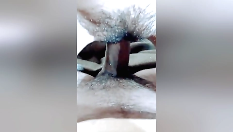 Hairy fetish video of a slut with a nice hairy pussy