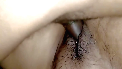 Indian housewife is horny while she masturbates and fucks