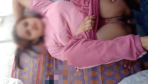 Indian girl gets her pussy filled with a big hard cock