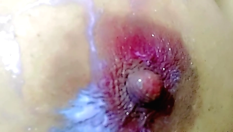 Sucking My Breast And Drinking Milk From My Big Tits