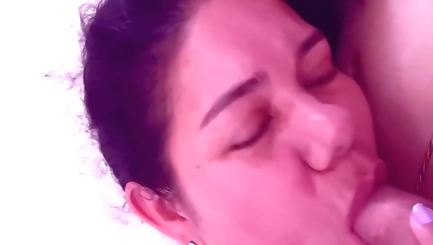 My brunette milf is masturbating with her neighbor