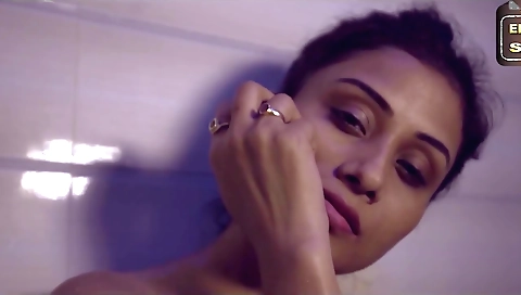 Slutty brunette is in front of her and takes turns to use her penis