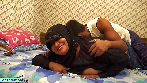 Indian milf with a sexy ass is getting fucked in reverse cowgirl