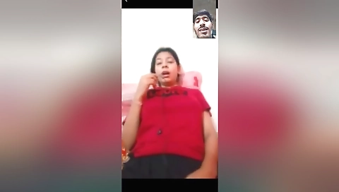 Indian girl in amateur solo webcam show her hairy pussy