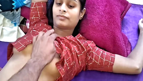 Bhabhi masturbating in the window before sitting on bed