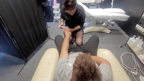 Indian girl with a nice face gets her nails cut and fucked