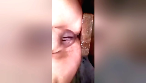 Indian solo female shows off her body in lingerie and towels