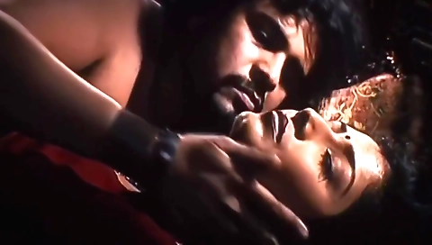 Brunette indian teen babe gets a big dick on her face