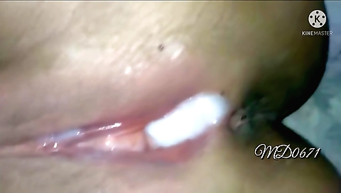 Amateur hot chick gets her pussy creampied by her stepmom