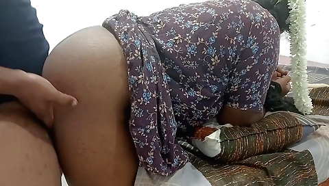 Busty brunette wife gets her man fucked in mouth and ass