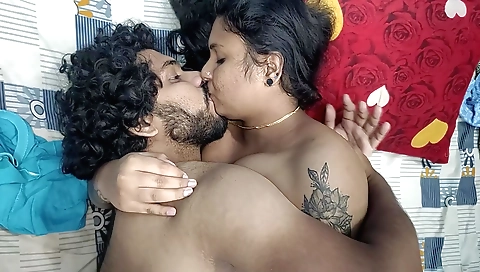 Indian amateur beauty gets her ass licked by a male