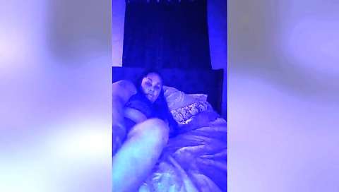 Amateur Indian brunette enjoying solo masturbation